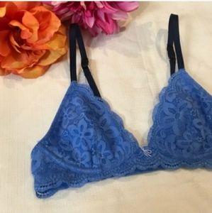 Aerie Happy Lightly Line Laced Bralette NWOT